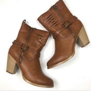 Olivia Miller South Street Glitter Boots Sz 8.5